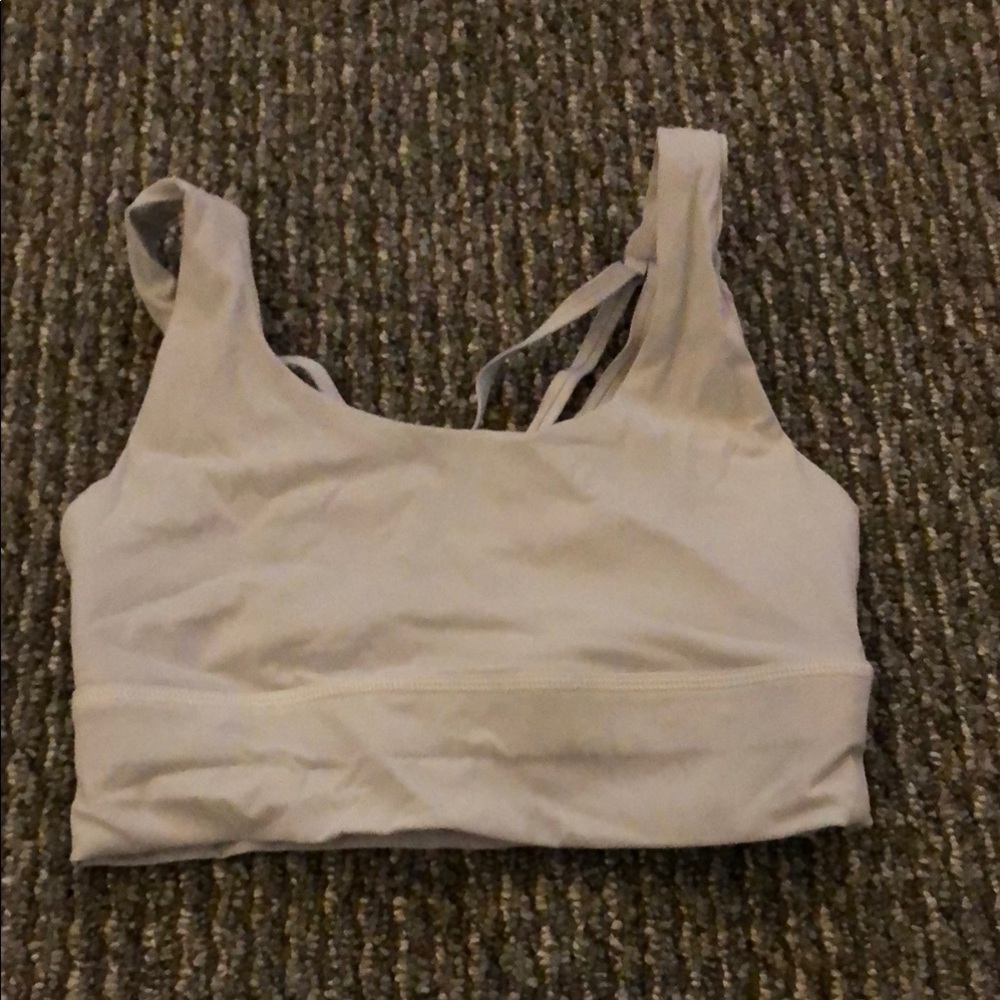 White lululemon Sports Bra